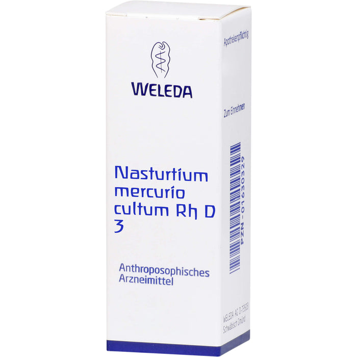WELEDA Nasturtium Mercurio cultum D3 Rh flüssige Verdünnung, 20 ml Solution