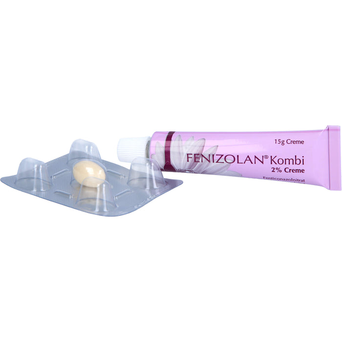 Fenizolan Kombi 600 mg Vaginalovulum/2% Creme, 1 pcs. Combipack