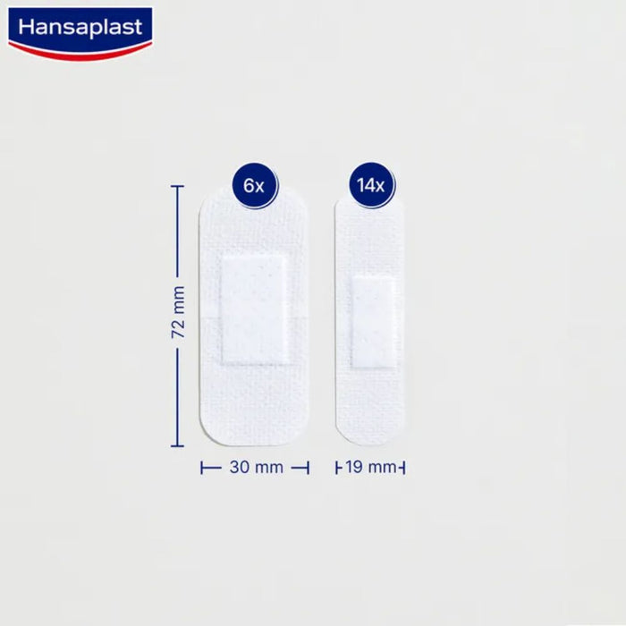 Hansaplast Sensitive Pflaster Hypoallergen 20 Str, 20 pc Pansement
