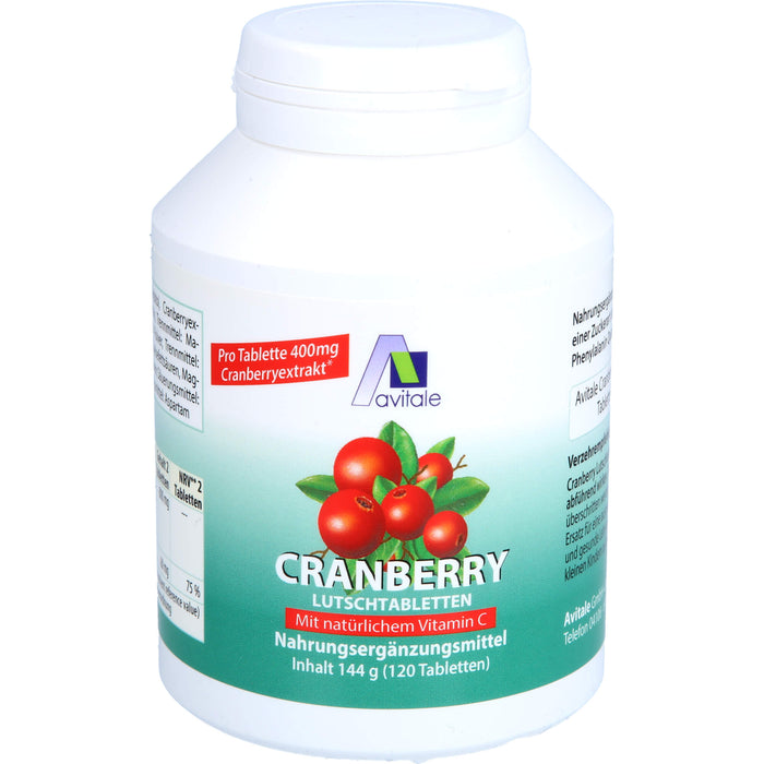 CRANBERRY Lutschtabletten, 120 St LUT