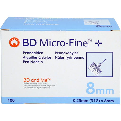 BD MICRO-FINE+ Pen-Nadeln 0,25 x 8 mm 31G, 100 St. Kanülen