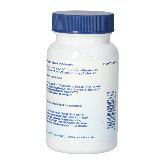 Vitamin B Komplex + Folsäure Junek Kapseln, 60 pc Capsules
