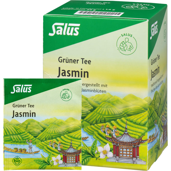 Grüner Tee Jasmin bio Salus, 15 St FBE