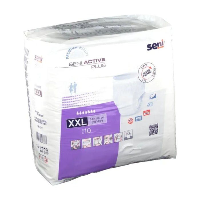 Seni Active Plus XXL Inkontinenzslip, 10 pcs. Briefs