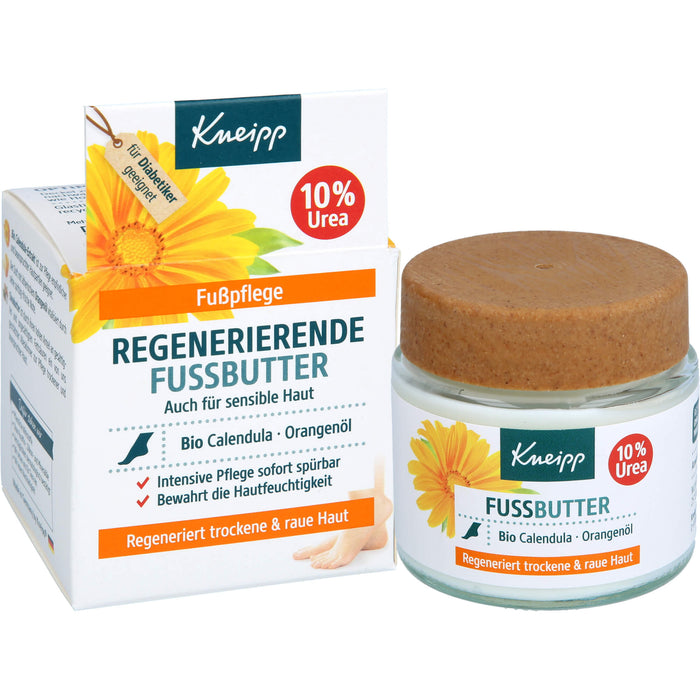Kneipp regenerierende Fußpflege für trockene und raue Haut, 100 ml Cream