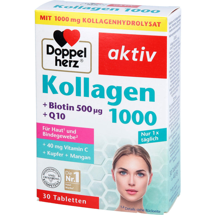 Doppelherz Kollagen 1000, 30 St TAB