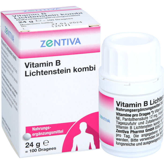 Vitamin B Lichtenstein kombi Dragees, 100 pc Tablettes