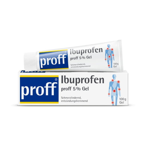 Proff Ibuprofen 5 % Gel schmerzlindernd und entzündungshemmend, 100 g Gel