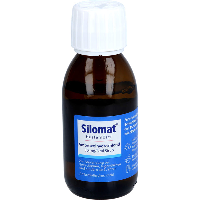 Silomat Hustenlöser erleichtert das Abhusten mit Erdbeer-Vanille-Geschmack für Kinder ab 2 Jahren, 100 ml Solution