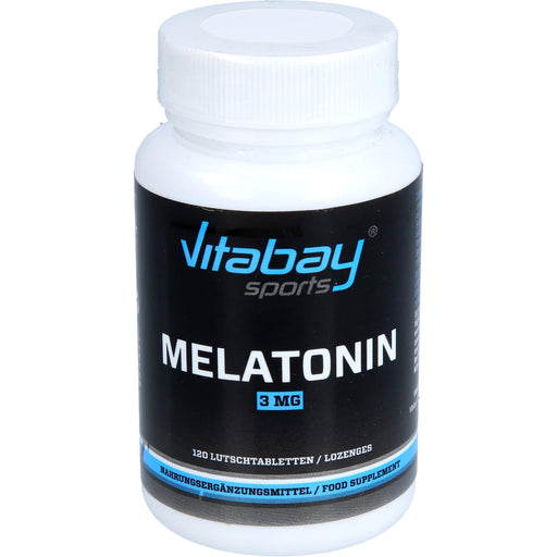 Vitabay Melatonin 3 mg Schlaf‑Hormon vegan Lutschtabletten, 120 St. Tabletten