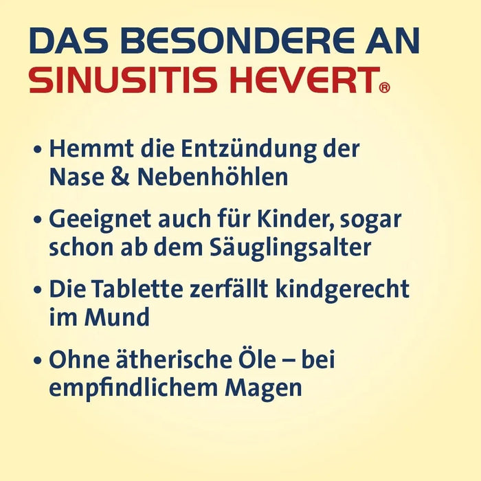 Sinusitis Hevert, 300 St TAB