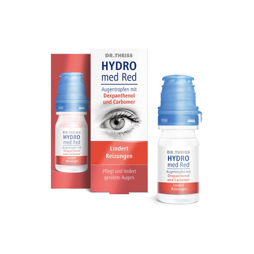 DR. THEISS Hydro med Red Augentropfen lindert Reizungen, 10 ml Lösung