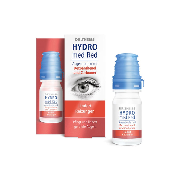 DR. THEISS Hydro med Red Augentropfen lindert Reizungen, 10 ml Lösung