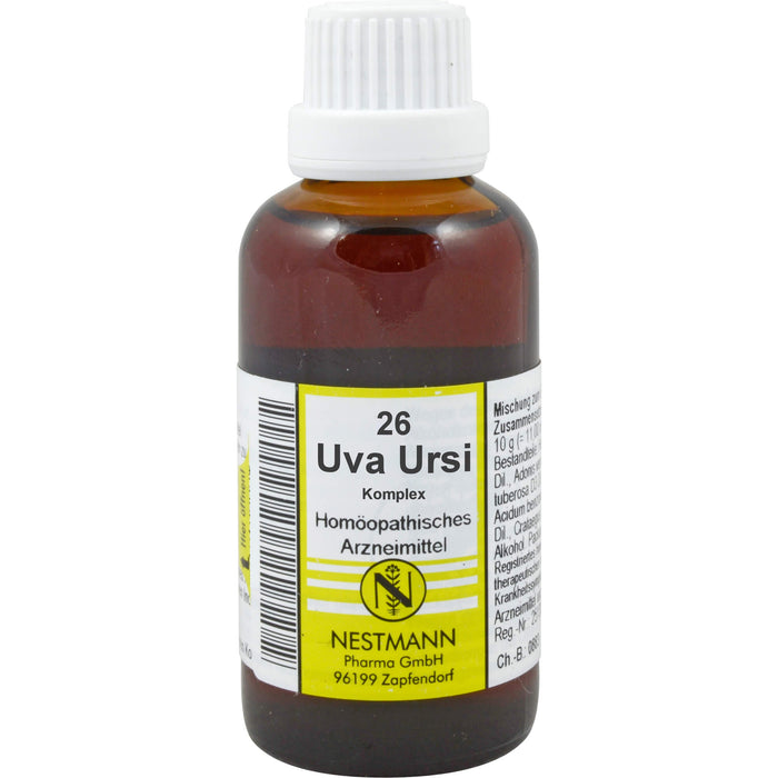 NESTMANN Uva Ursi Komplex Nr. 26 Mischung, 50 ml Lösung