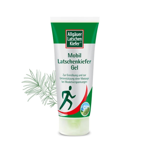 Allgäuer Latschenkiefer Mobil Latschenkiefer Gel entspannende Pflege für Nacken, Rücken und Beine, 100 ml Gel