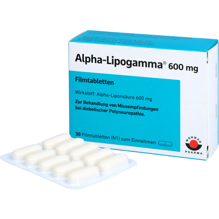 Alpha-Lipogamma 600 mg Filmtabletten, 30 pcs. Tablets
