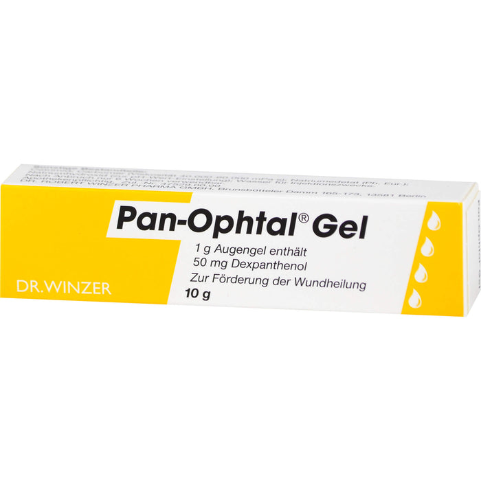 Dr. Winzer Pan-Ophtal Gel zur Förderung der Wundheilung der Augenoberfläche, 10 g Gel