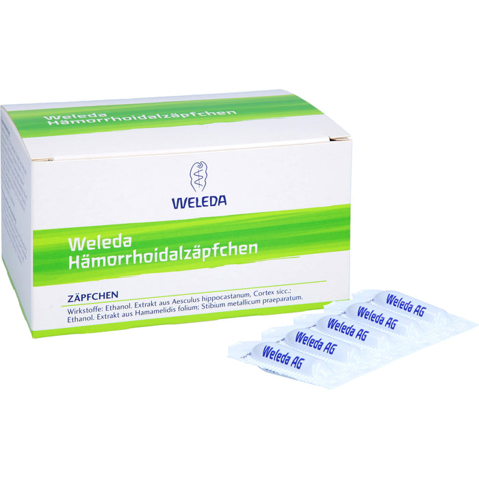 WELEDA Hämorrhoidalzäpfchen, 50 pc Suppositoires