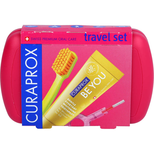 Curaprox Travel-Set rot, 1 St