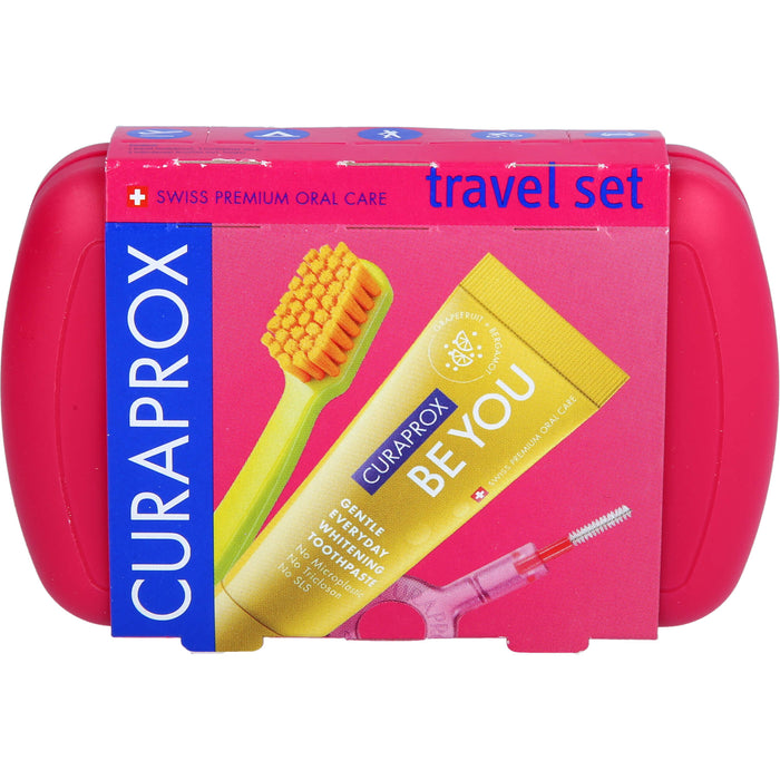 Curaprox Travel-Set rot, 1 St