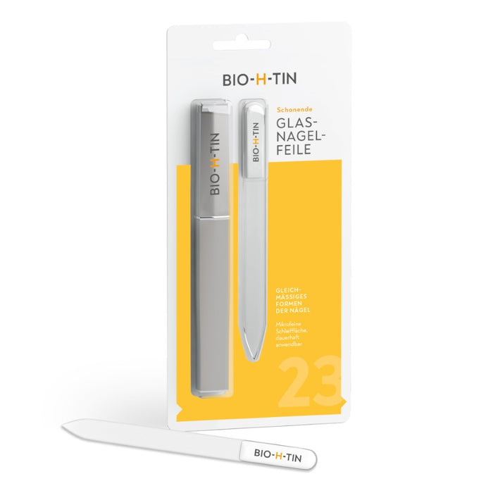 BIO-H-TIN Schonende Glas-Nagelfeile, 1 pc Lime