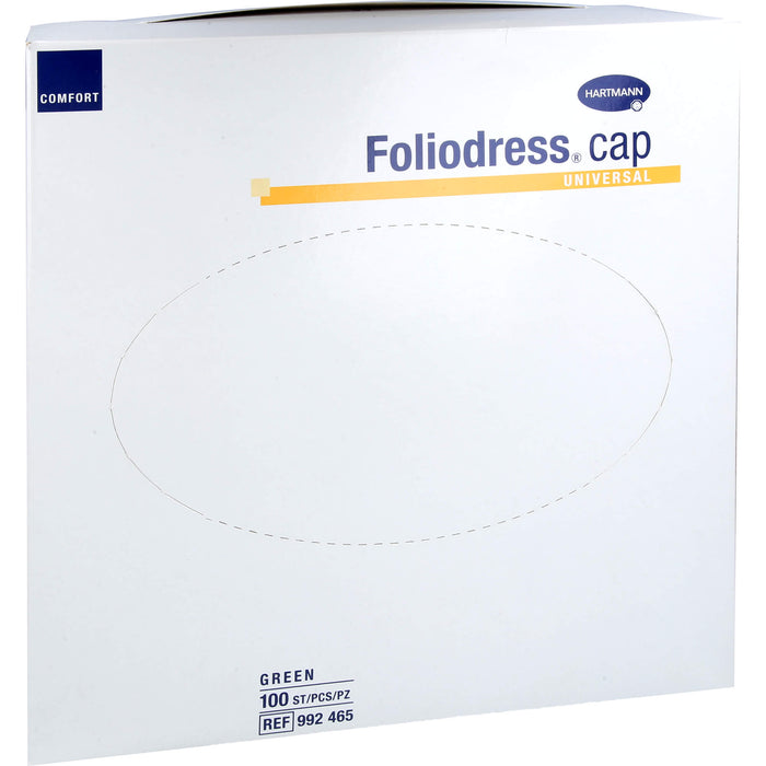 Foliodress cap Comfort Universal grün OP-Hauben, 100 St
