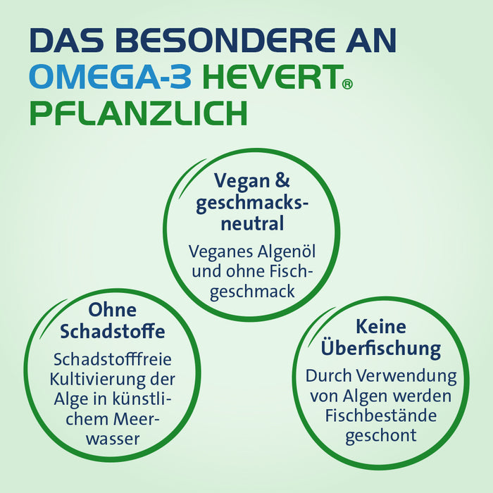 Omega-3 Hevert pflanzlich Kapseln, 120 pc Capsules