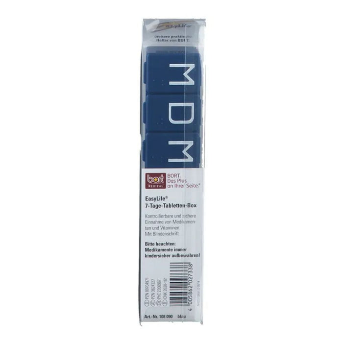 BORT 7-Tage-Tablettenbox blau, 1 pc Boîte