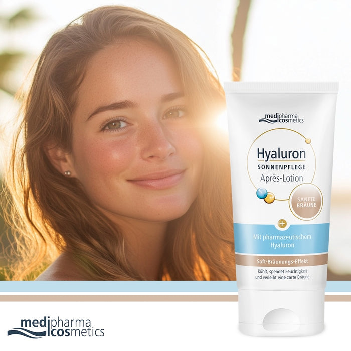 medipharma comestics Hyaluron Sonnenpflege Apres-Lotion sanfte Bräune, 150 ml Solution
