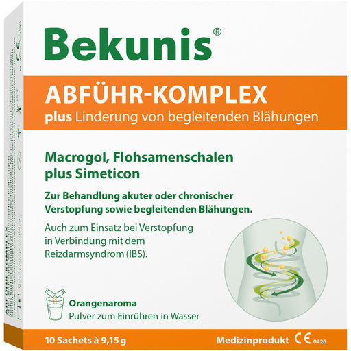 Hansa Naturheilmittel Bekunis Abführ-Komplex plus Linderung von begleitenden Blähungen Pulver, 10 St. Beutel