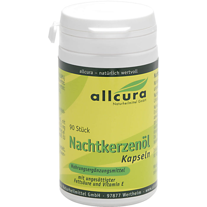 allcura Nachtkerzenöl Kapseln, 90 St. Kapseln