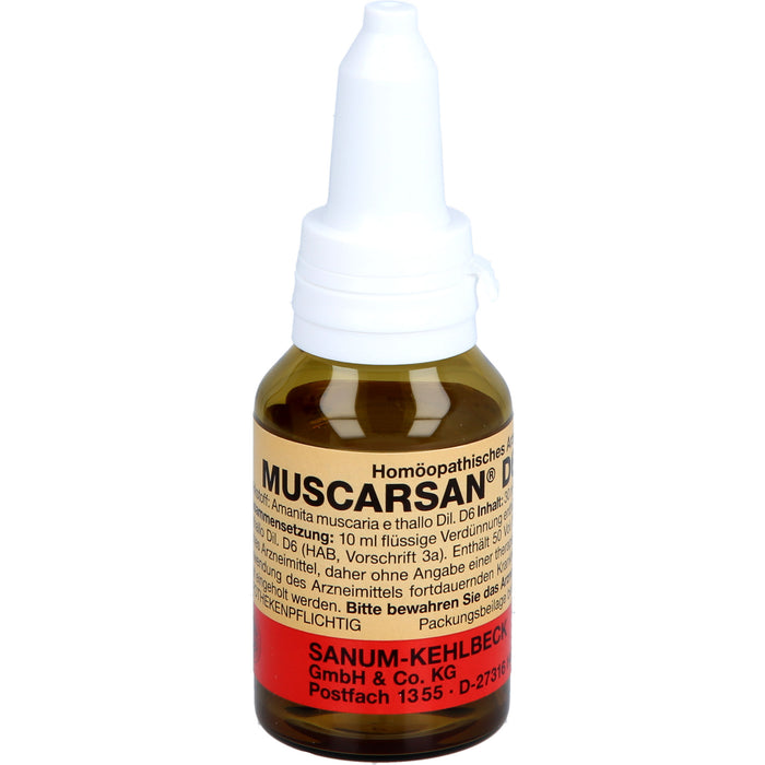 SANUM-KEHLBECK Muscarsan D6 Tropfen, 30 ml Solution