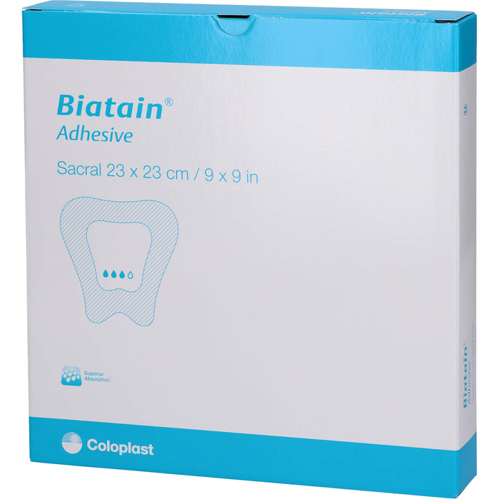 Biatain Schaumverband Sakrum selbsthaf.23x23cm3485, 5 St VER