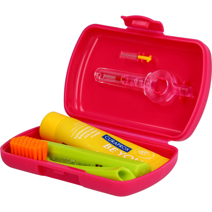 Curaprox Travel-Set rot, 1 St