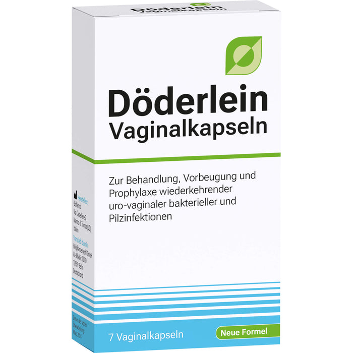 Döderlein Vaginalkapseln mit Milchsäurebakterien, 7 pcs. Capsules