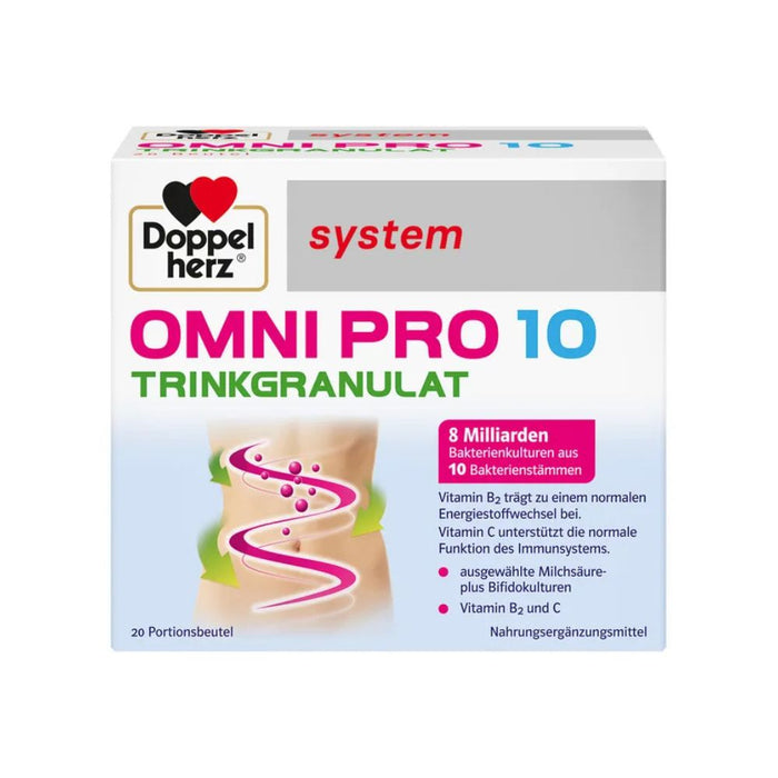 Doppelherz system OMNI PRO 10 Trinkgranulat, 20 St. Granulat