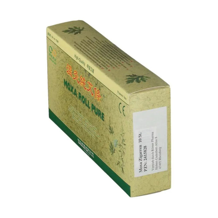 Moxa Roll Pure zum Erwärmen von Akupunkturpunkten, 10 pc Plume