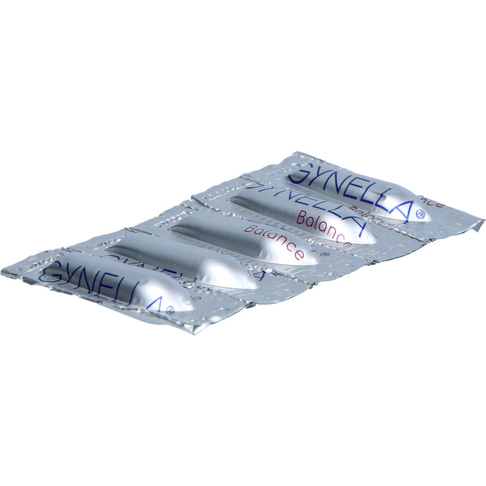 GYNELLA Balance Vaginalzäpfchen zur Aufrechterhaltung der Vaginalschleimhaut, 10 pc Suppositoires