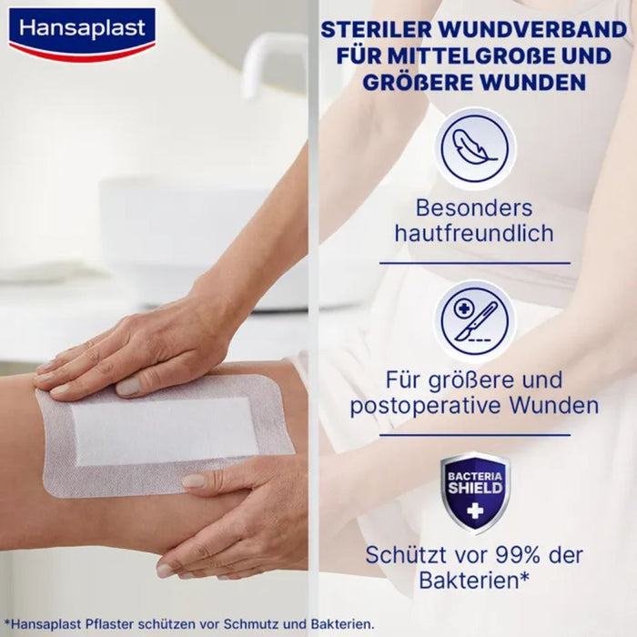 Hansaplast Wundverband 4XL Steril Sensitive 10 x 20 cm, 5 St. Pflaster
