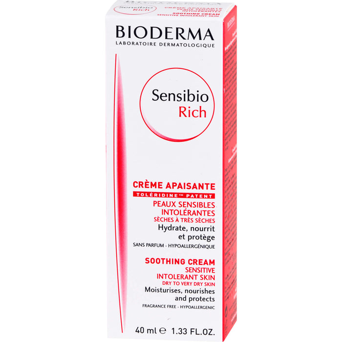 BIODERMA Sensibio Riche Creme, 40 ml Crème