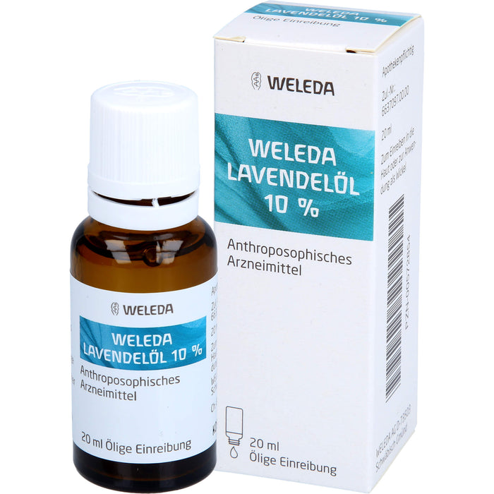 WELEDA Lavendelöl 10% ölige Einreibung, 20 ml Öl
