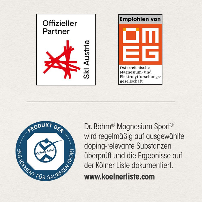 Dr. Böhm Magnesium Sport Sticks, 20 pcs. 