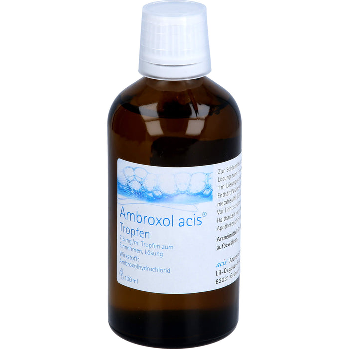 Ambroxol acis Tropfen, 7,5 mg/ml Tropfen zum Einnehmen, Lösung, 100 ml Solution