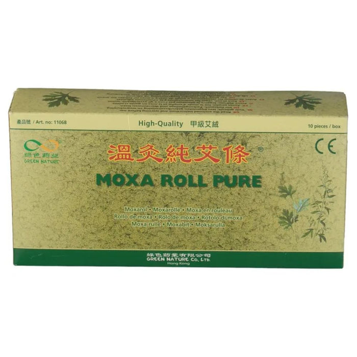 Moxa Roll Pure zum Erwärmen von Akupunkturpunkten, 10 pc Plume