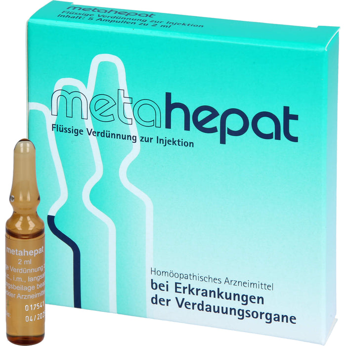 Metahepat flüssige Verdünnung bei Erkrankungen der Verdauungsorgane, 5 pcs. Ampoules