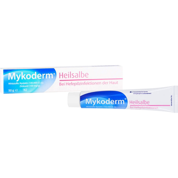 Mykoderm Heilsalbe bei Hefepilzinfektionen, 50 g Salbe