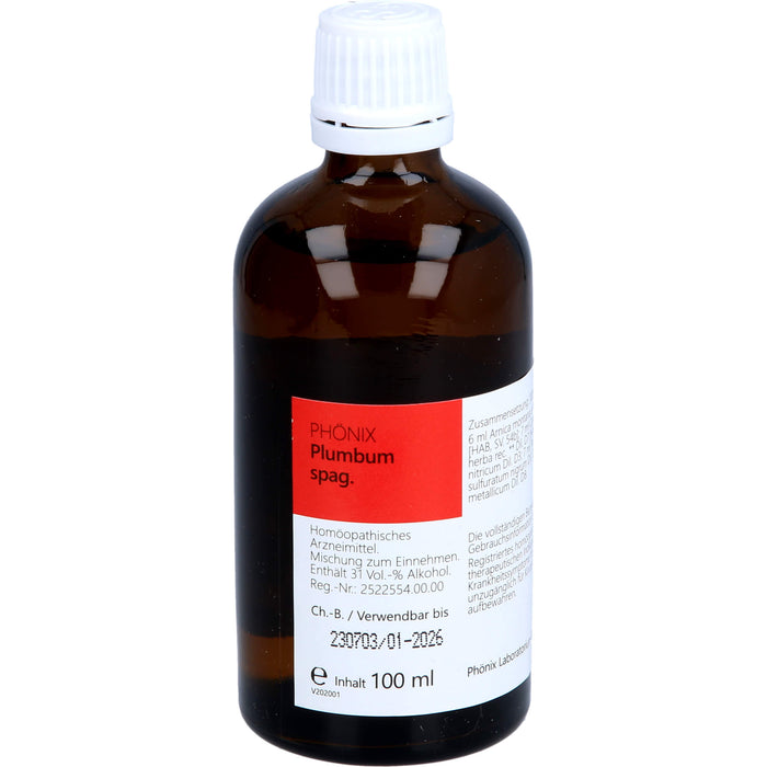PHÖNIX Plumbum spag. Tropfen, 100 ml Mixture