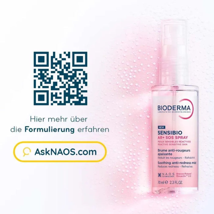 BIODERMA Sensibio AR+ SOS Spray bei Rötungen, 70 ml Solution