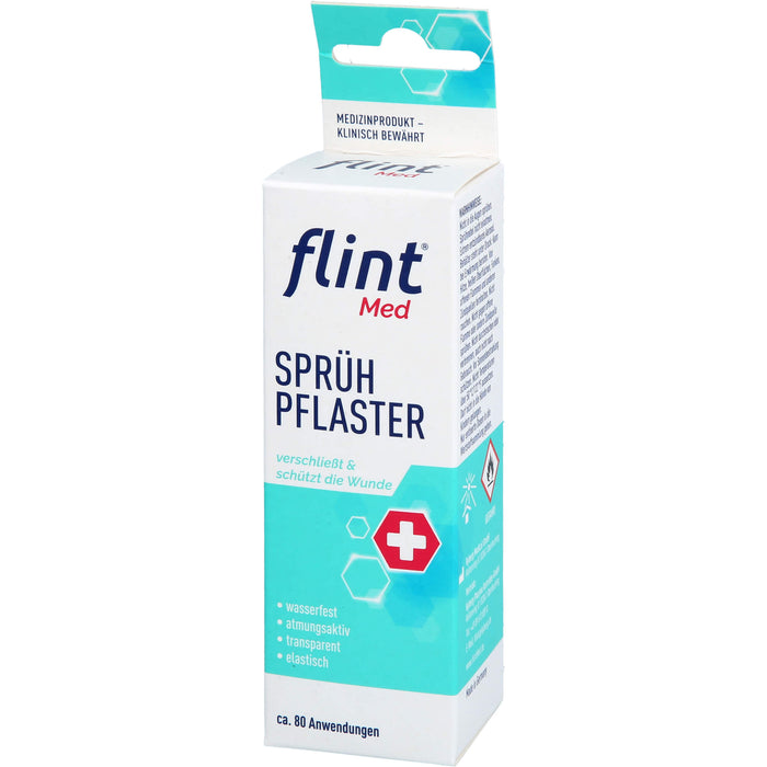 flint Med Sprühpflaster verschließt die Wunde sofort, 50 ml Solution