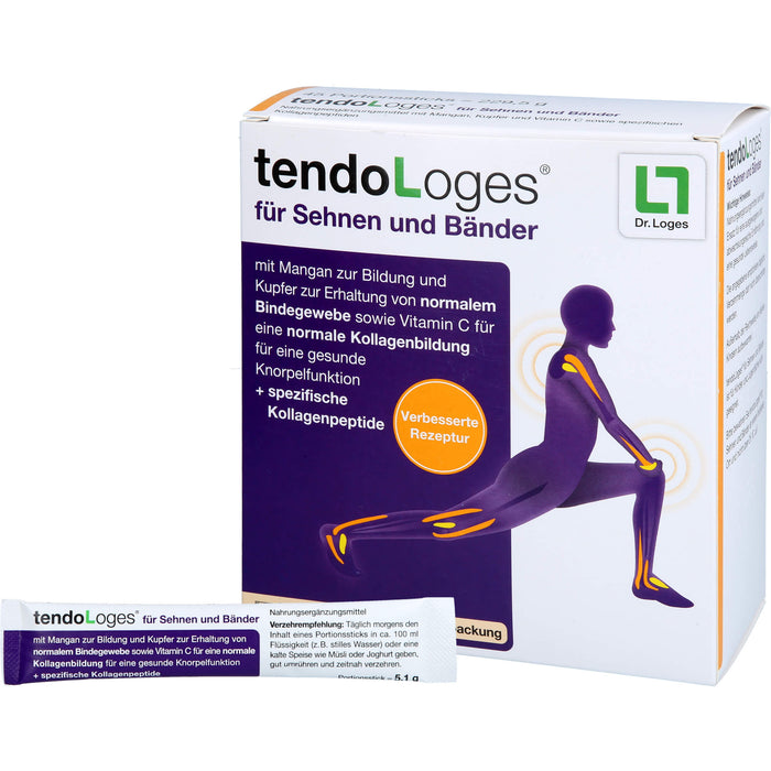 TendoLoges Pulver  für Sehnen und Bänder, 45 pcs. Sticks